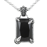 Thumbnail for dragon claw black emerald pendant necklace