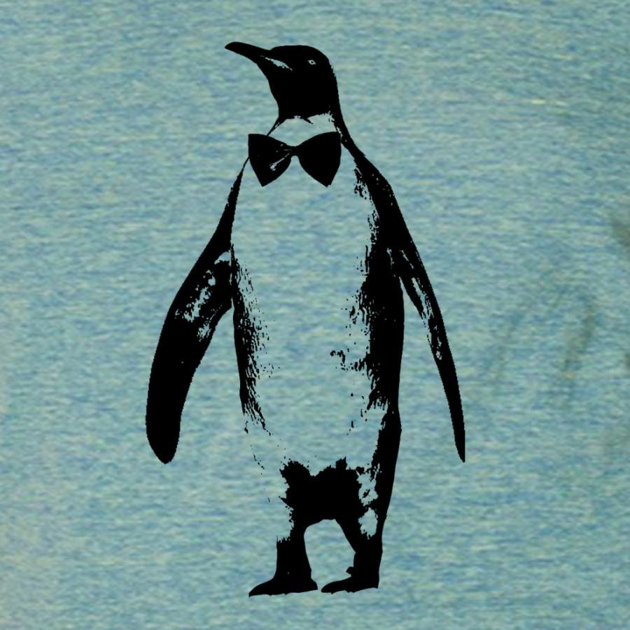 formal penguin with a bow tie t-shirt design for women
