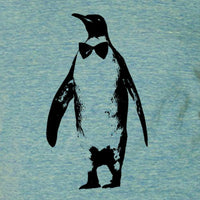 Thumbnail for formal penguin with a bow tie t-shirt design for women