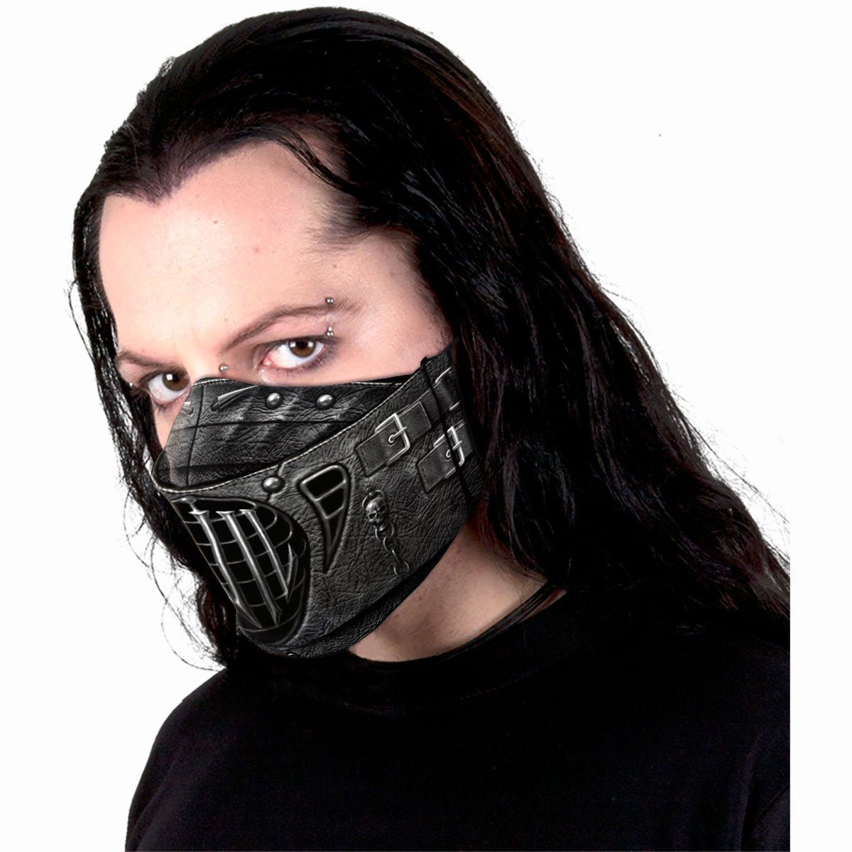 unisex cyber goth protective face mask