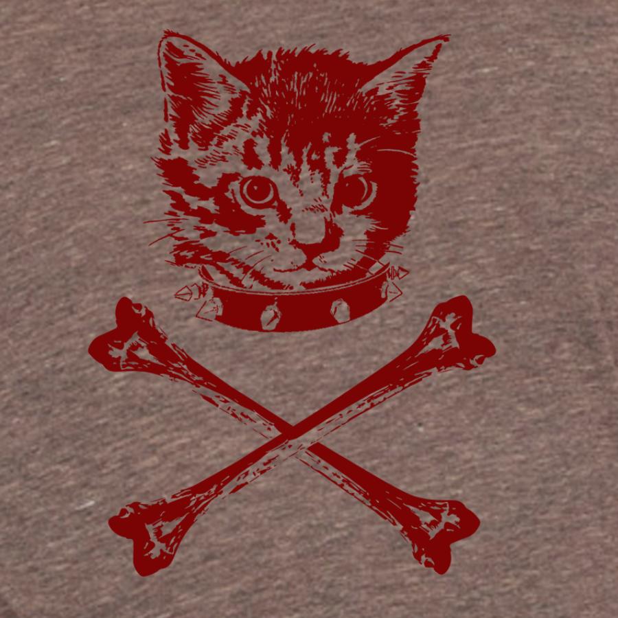 red punk cat shirt