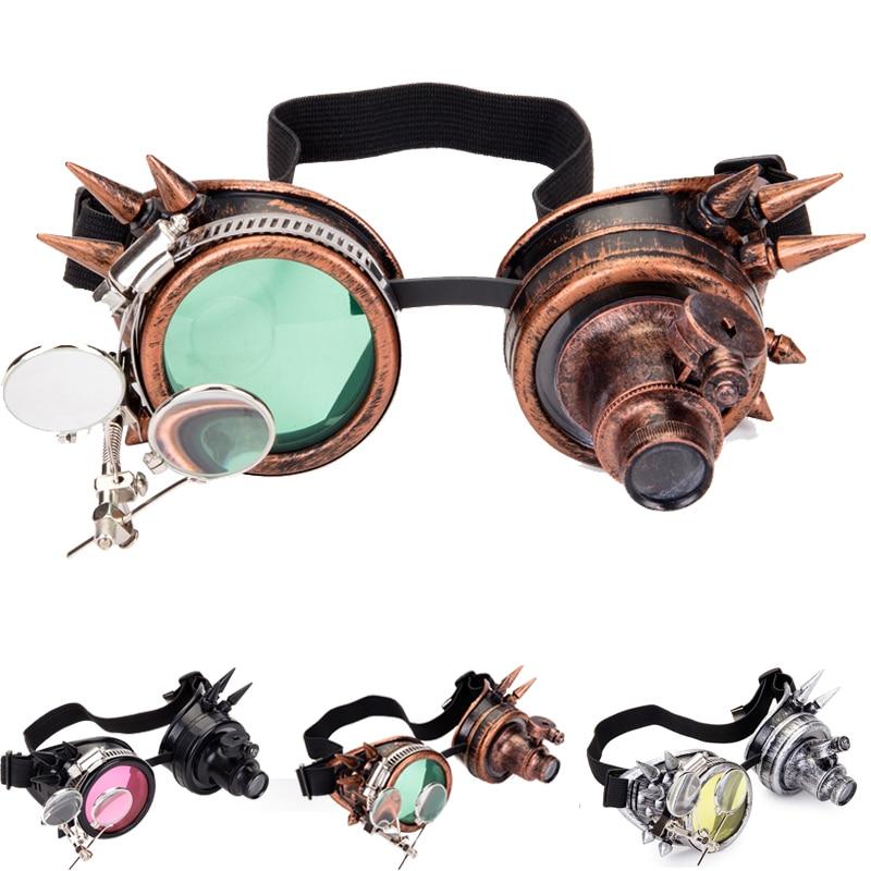 gold and bronze steampunk goggles
