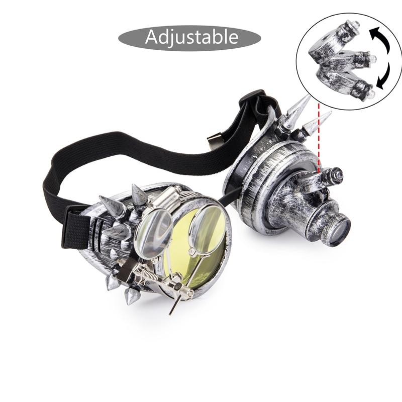 white steampunk goggles