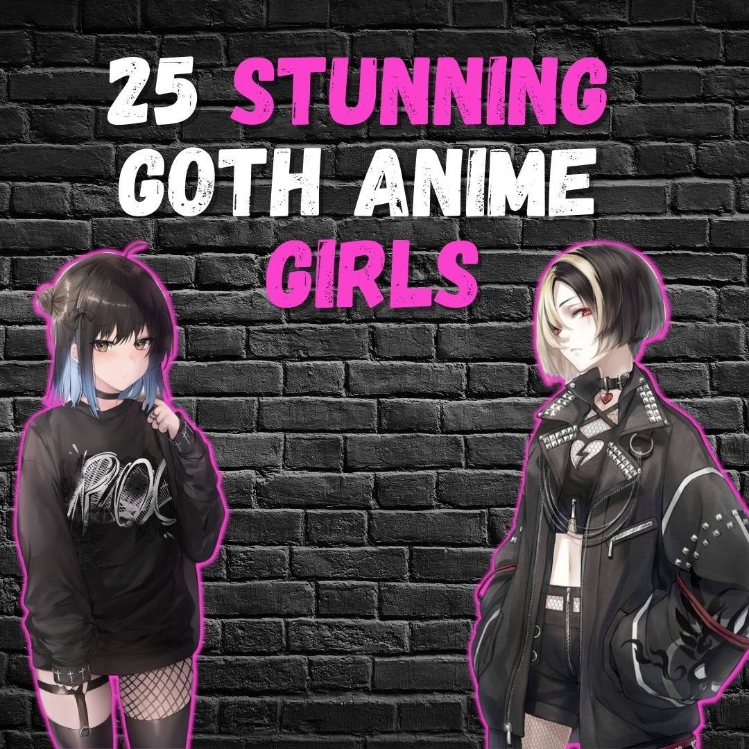 Goth Anime Girl In Bedroom