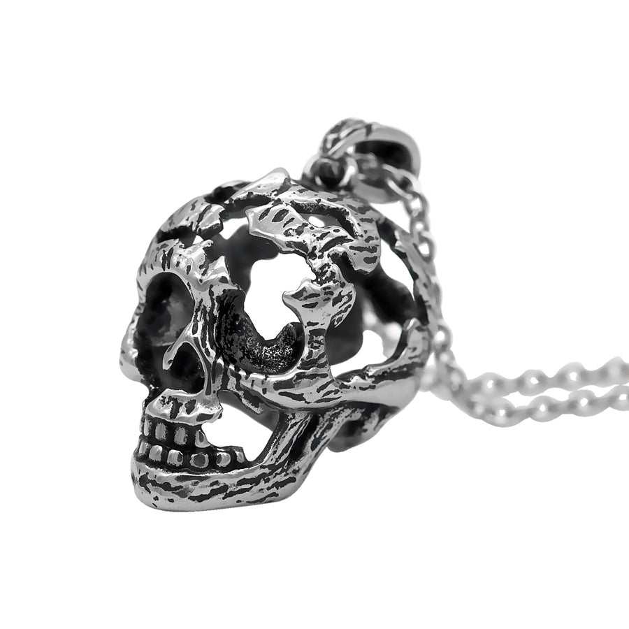 shattered skull necklace