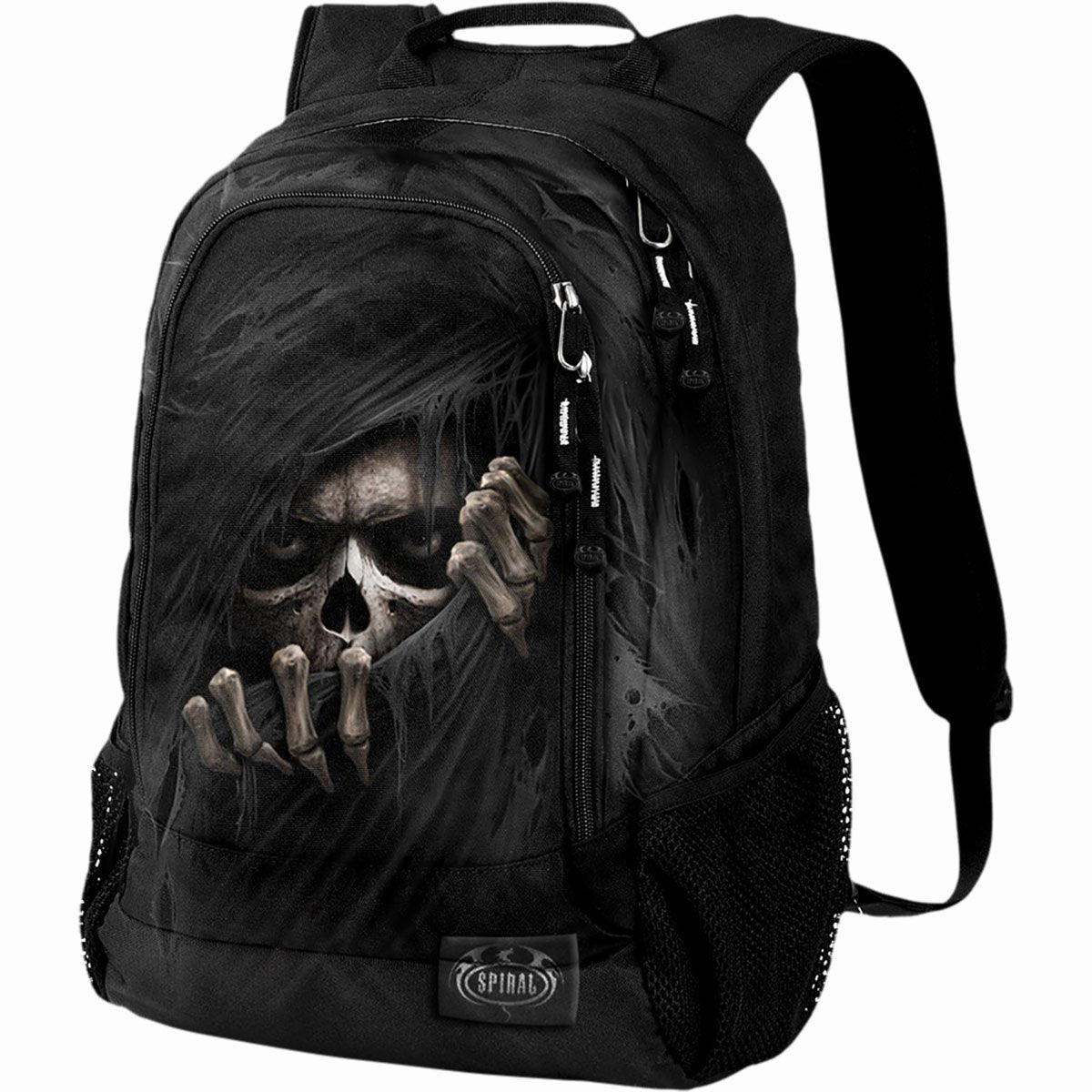 grim horror black backpack