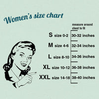 Thumbnail for cycling cheetah women's t-shirt sizing chart