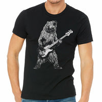 Thumbnail for Bear Playing Bass Guitar Men's T-Shirt