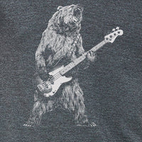 Thumbnail for Bear playing the bass guitar t-shirt.