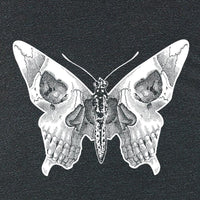 Thumbnail for butterfly skull women's t-shirt design