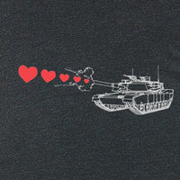 Thumbnail for tank shooting hearts t-shirt design for women