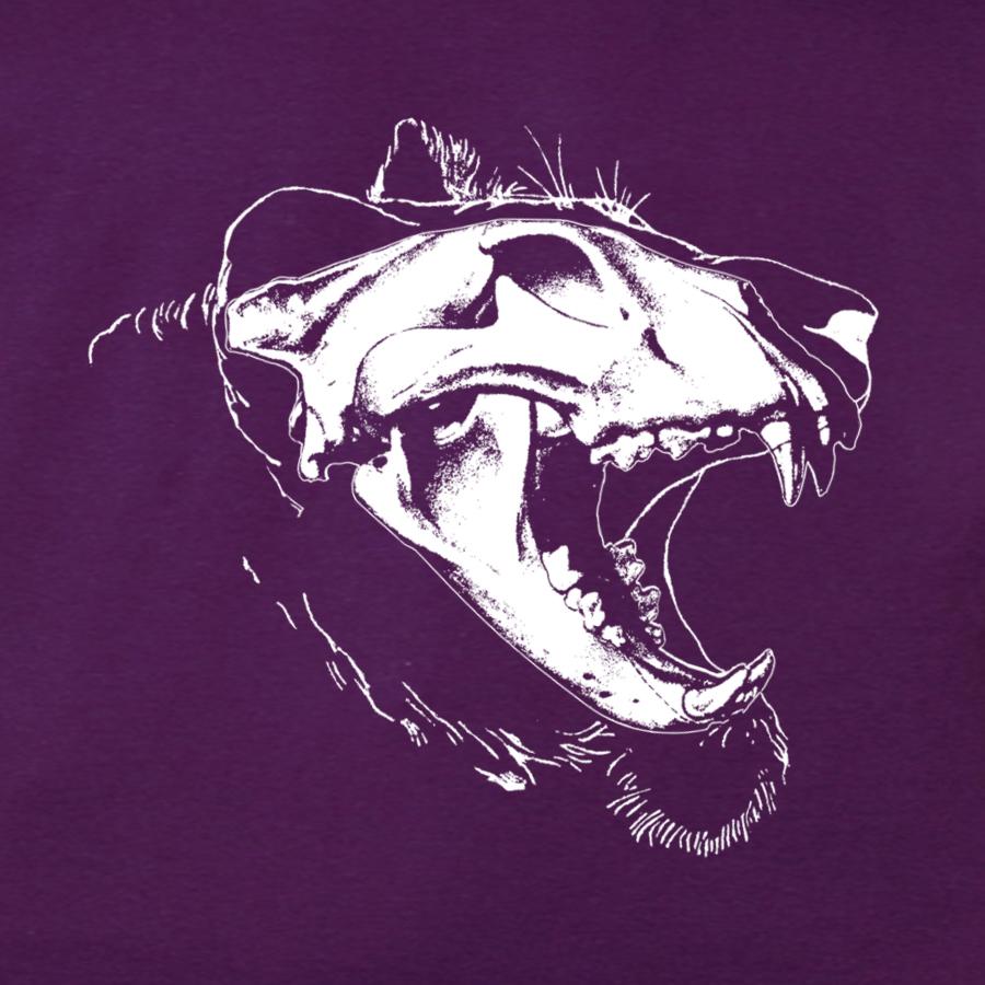 lion skull x-ray t-shirt design for men