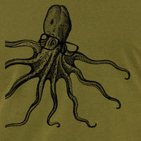 Thumbnail for octopus wearing glasses t-shirt for men design