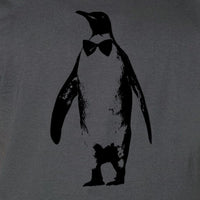 Thumbnail for formal penguin with bow tie men's t-shirt design