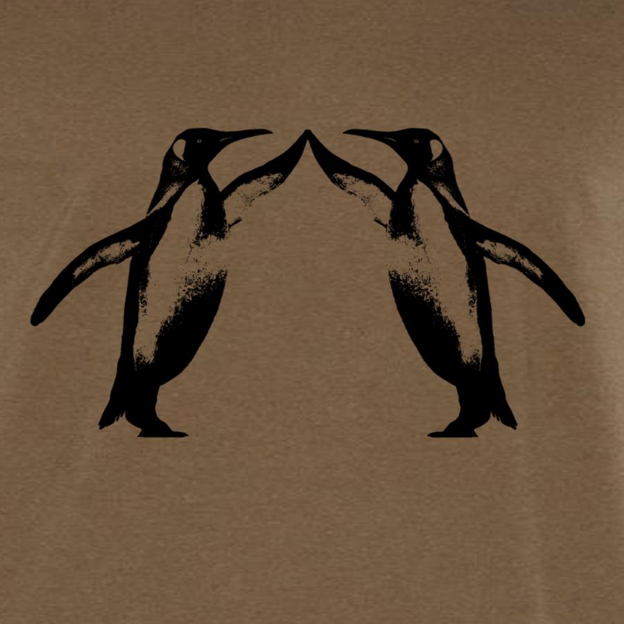 penguin high five men's t-shirt design