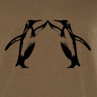 Thumbnail for penguin high five men's t-shirt design