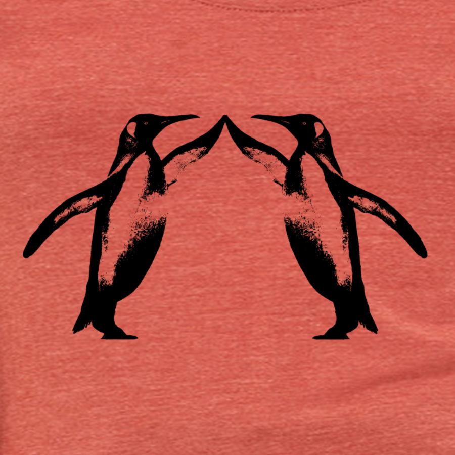 penguin high five women's t-shirt design