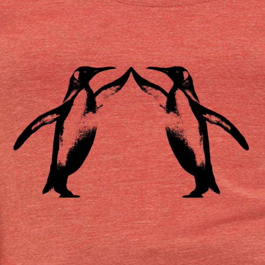 penguin high five women's t-shirt design