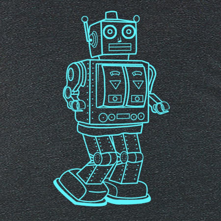 vintage toy robot t-shirt design for women