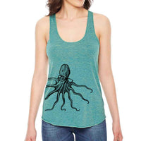 Thumbnail for octopus wearing glasses women's tank top