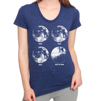 Thumbnail for star wars thats no moon death star t-shirt for women