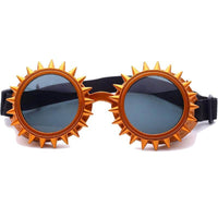 Thumbnail for sunshine orange cyber goth rave goggles
