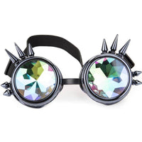 Thumbnail for silver ice cyber goth rave goggles