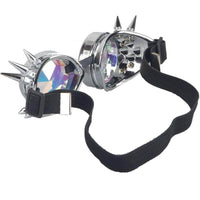 Thumbnail for silver ice cyber goth rave goggles