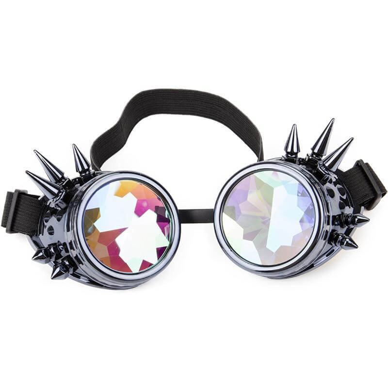 snow cyber goth rave goggles