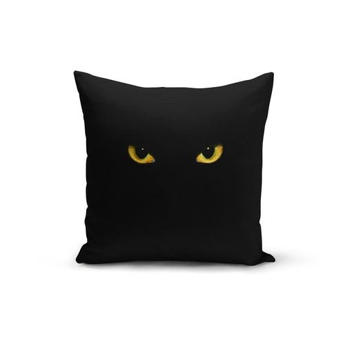 goth cat pillow cover