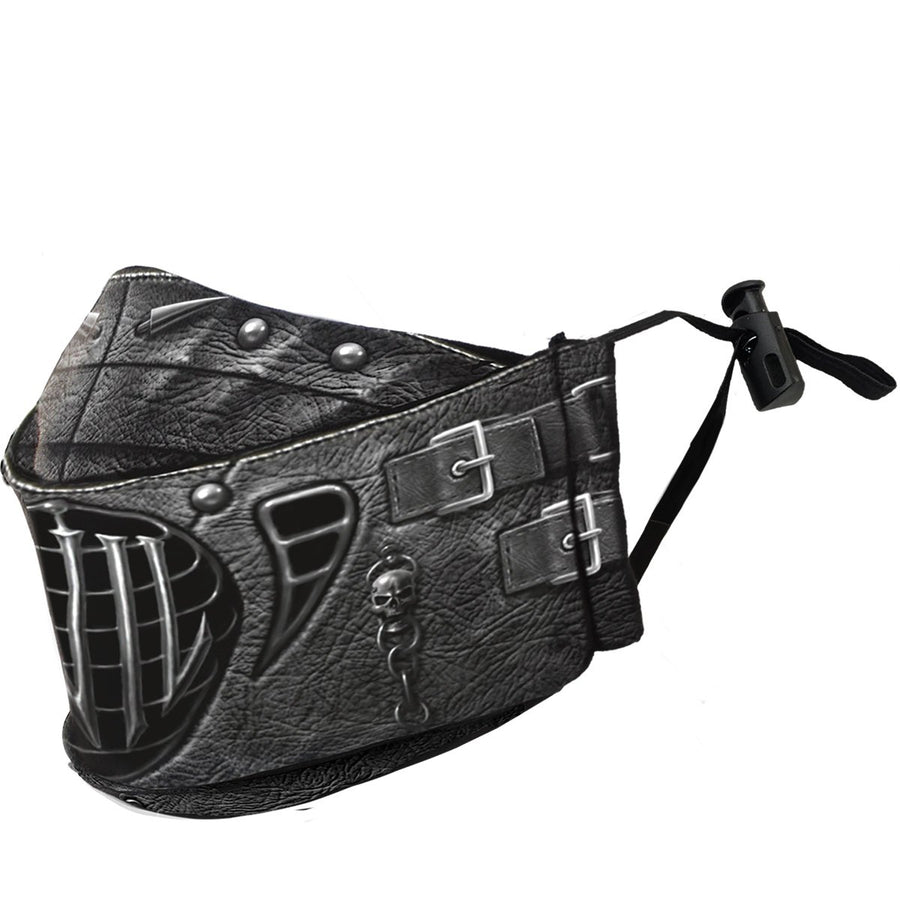 dark unisex cyber goth face mask