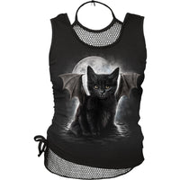 Thumbnail for goth cat vampire clothing