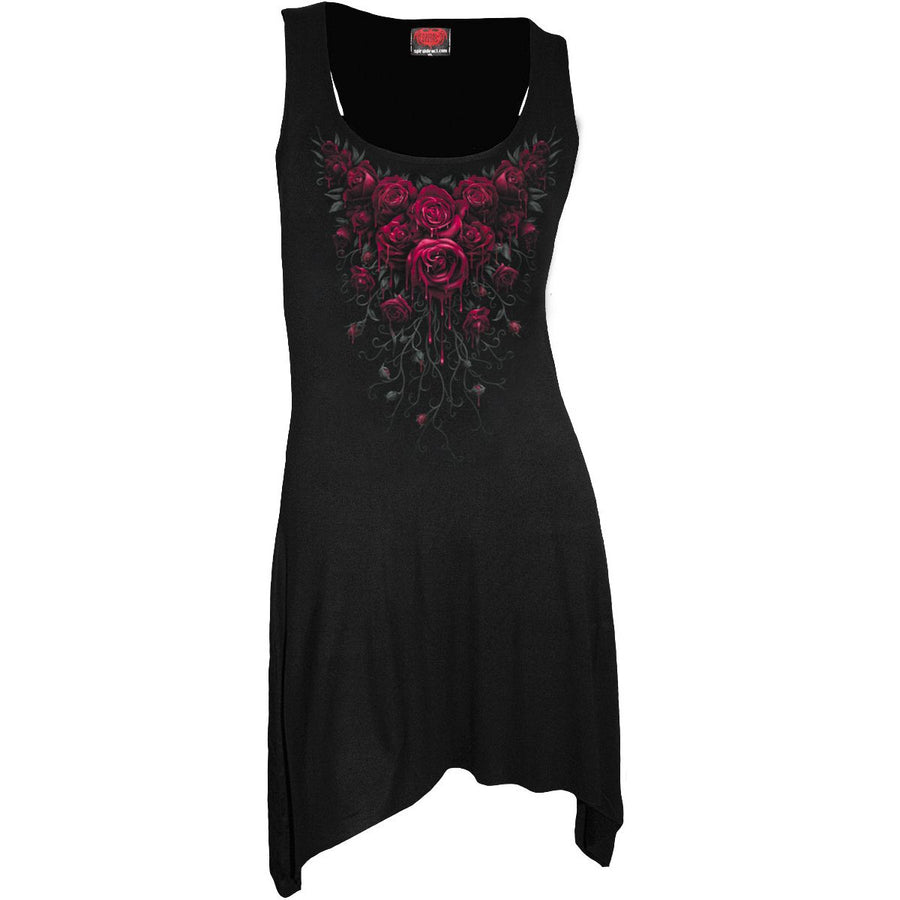 blood rose cami dress
