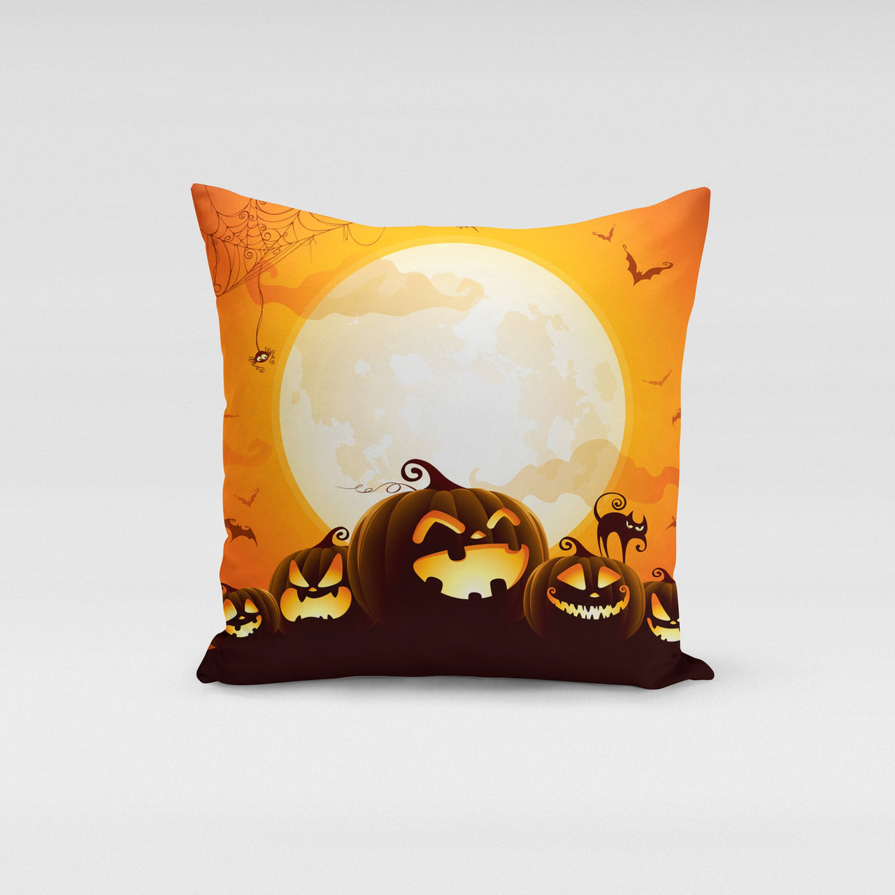halloween pumpkin pillow cover