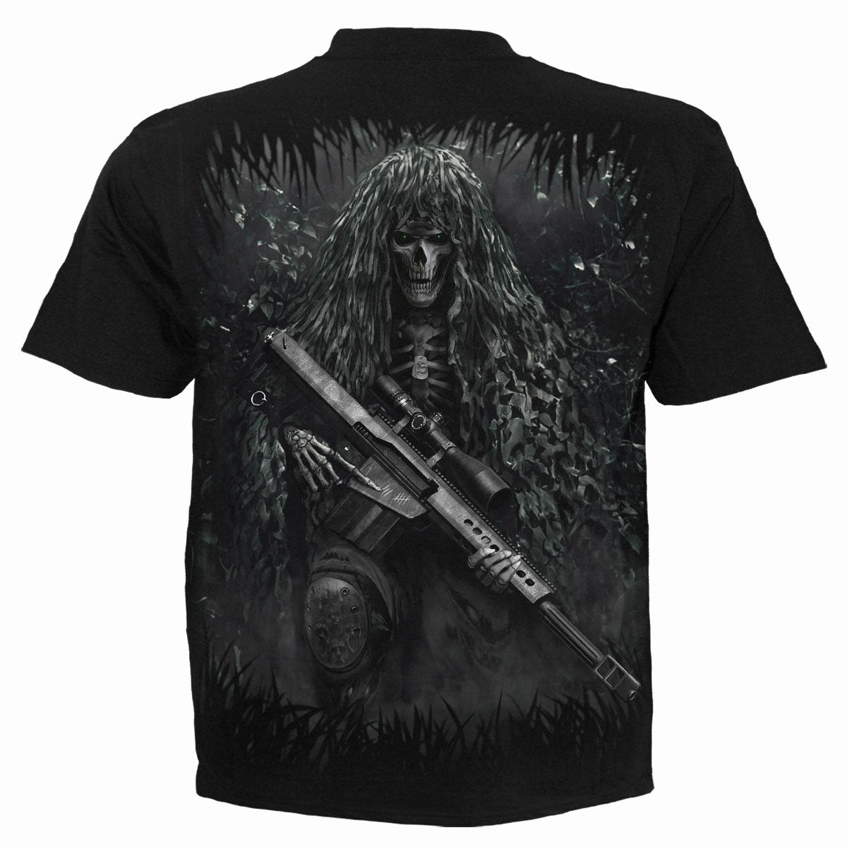 Tactical Reaper Men's Black T-Shirt | Shadow Meow