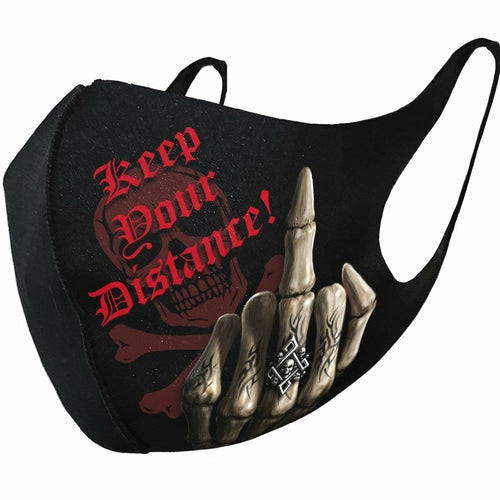 hilarious unisex goth protective face mask
