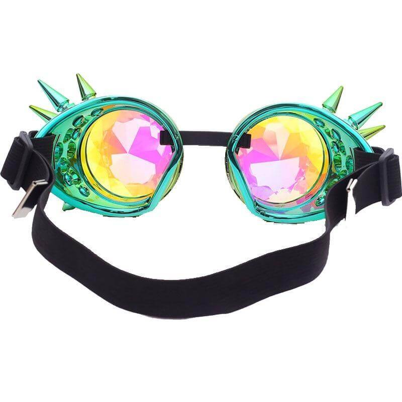 watermelon cyber goth rave goggles