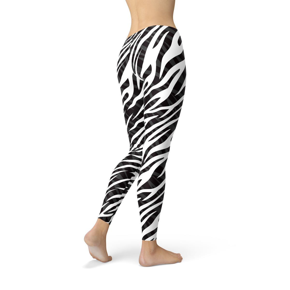 zebra leggings for women