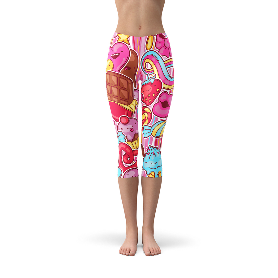 candy capri pants for women