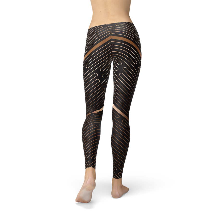 workout leggings with lines on the side
