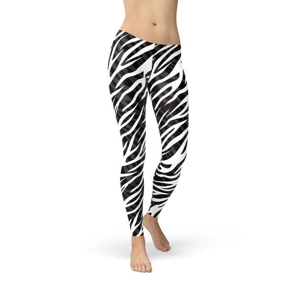 zebra leggings