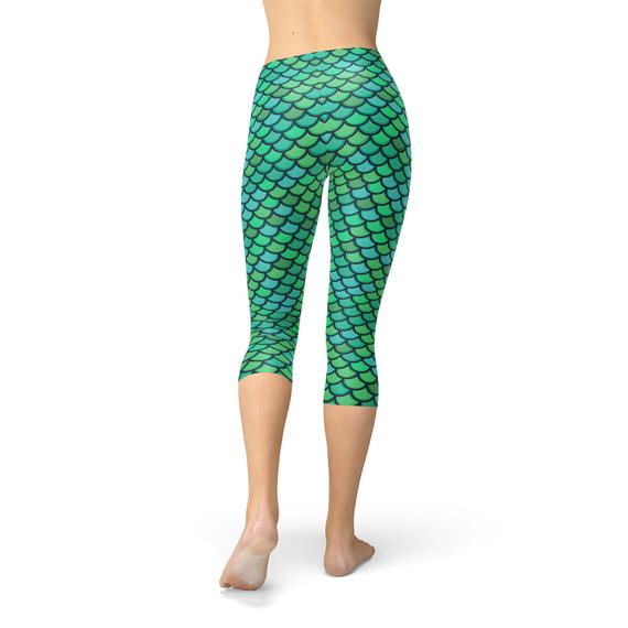 green mermaid pants