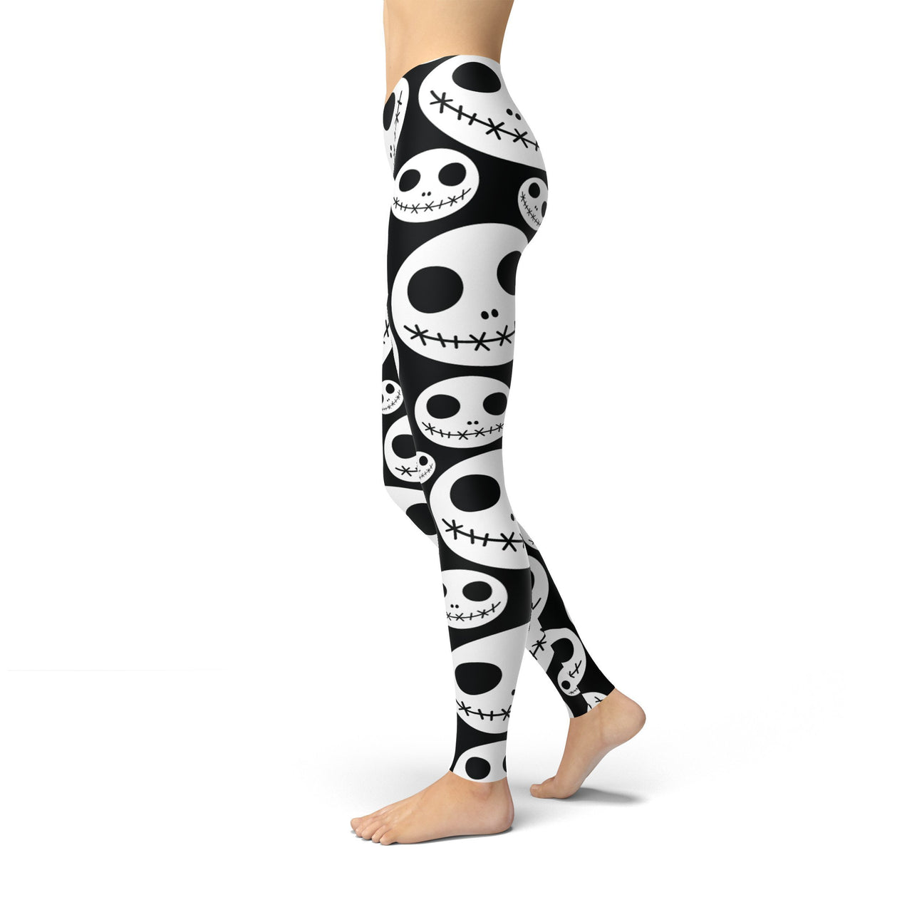 gothic skeleton leggings