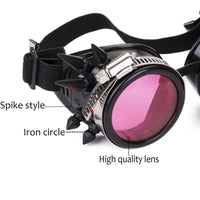 Thumbnail for steampunk goggles with pink lens