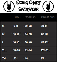 Thumbnail for sizing chart for gothic swimwear sold by shadow meow
